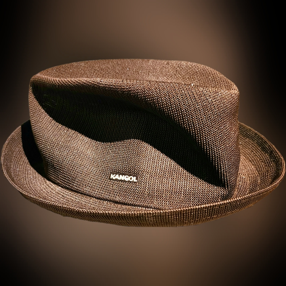 NWT | Kangol | Men's Hat | Tropic Player | Fedora | Medium | Chocolate Brown